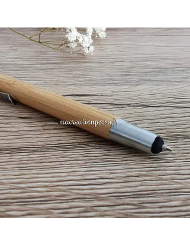 Stylo en Bambou personnalisé