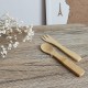 Cuillère et fourchette du set de table en bois