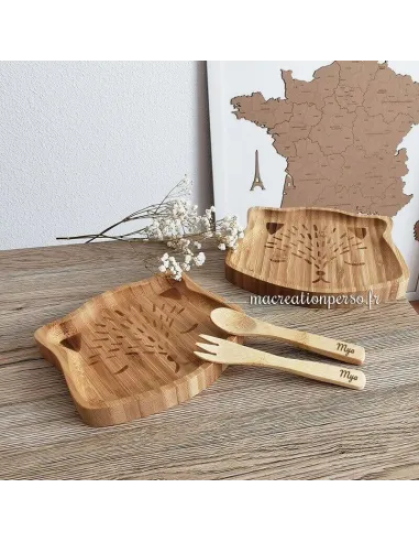 Set de table gravé prénom