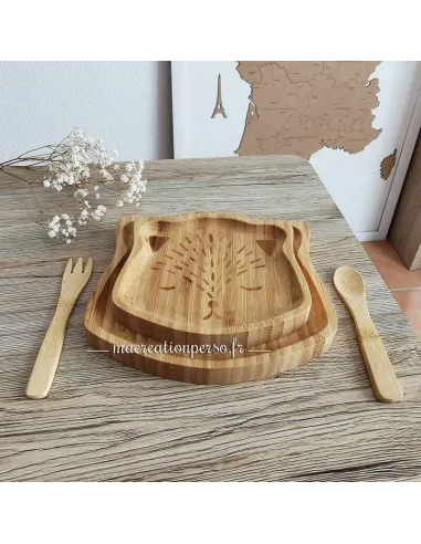 Set de table personnalisé thème ourson