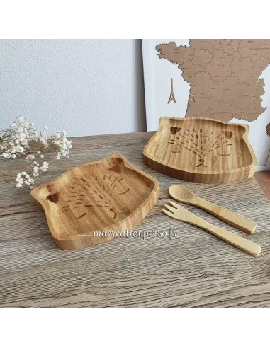 Set de table lavable gravé