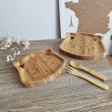 Set de table lavable gravé