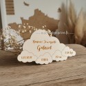 Nuage décoration enfant en bois