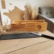 Coffret à saucisson en bois personnalisable avec couteau et ardoise