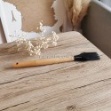 Pinceau cuisine silicone et manche en bois