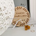 Porte alliances pour mariage personnalisable