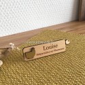 Badge magnétique personnalisé en bois Préparateur / Préparatrice en pharmacie