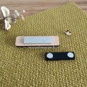 Badge magnétique personnalisé en bois Préparateur / Préparatrice en pharmacie