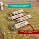 Badges professionnel de santé en bois personnalisé