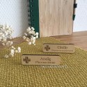 Badge croix de Pharmacie personnalisé en bois