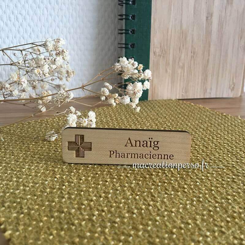 Badge pharmacie personnalisé