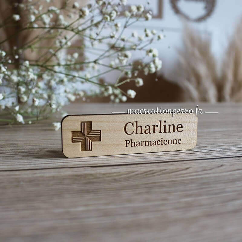badge Charline pharmacienne 