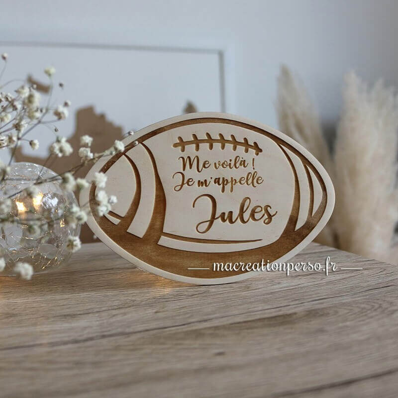 Carte de naissance rugby