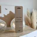 Marque-page fête des pères moustache en bois