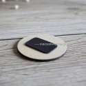 Partie aimanté du magnet en bois