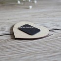 Aimant magnet perso en bois 