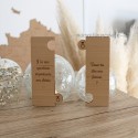 Marque page artisanal mariage puzzle double bois