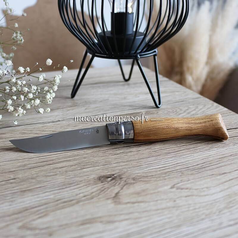 Couteau Opinel gravé personnalisé