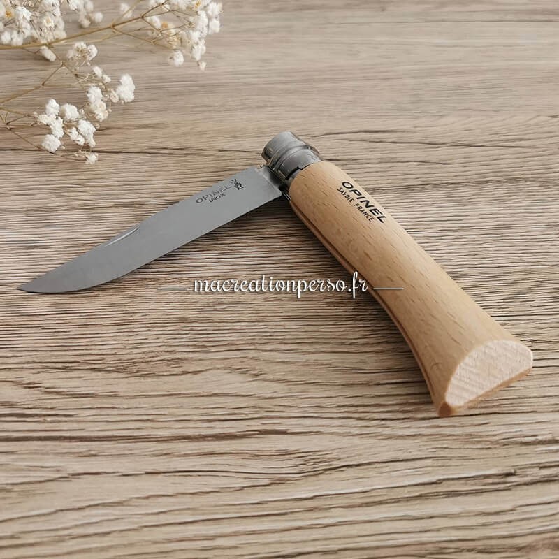 Couteau opinel tire bouchon avec lame en inox