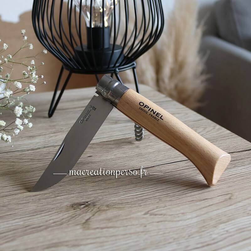 Opinel ouvert tire bouchon n°10