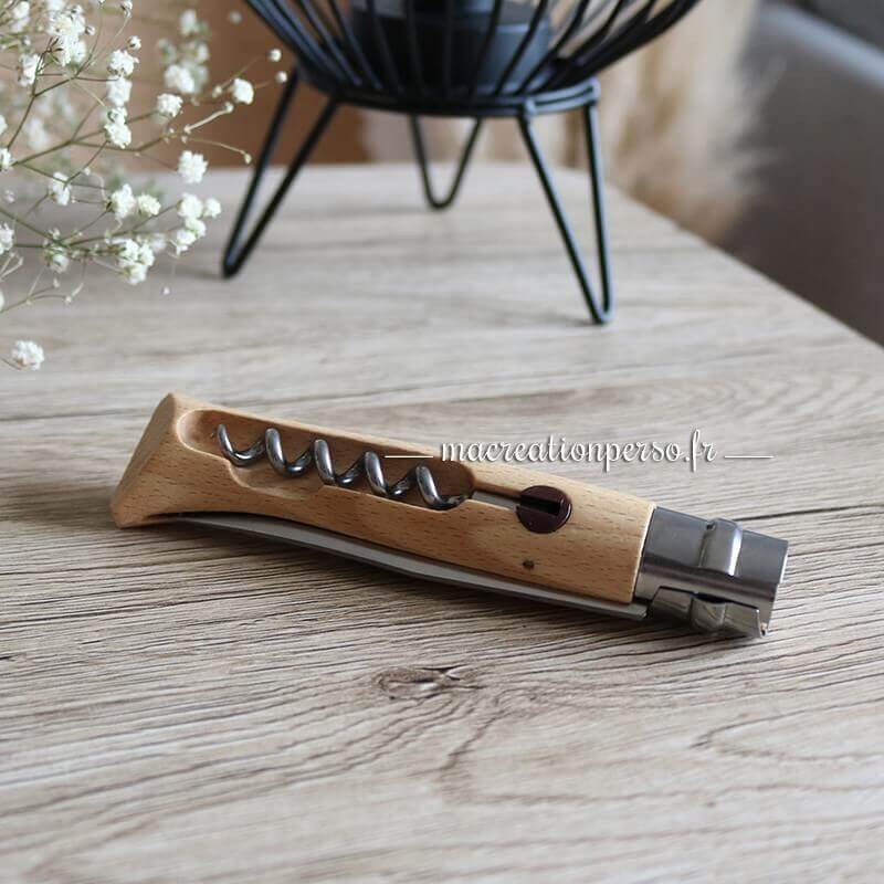 Tire-Bouchon OPINEL fermé vue de dos