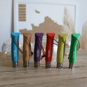 Couteau Opinel inox personnalisé baroudeur n°7 colorés avec corde