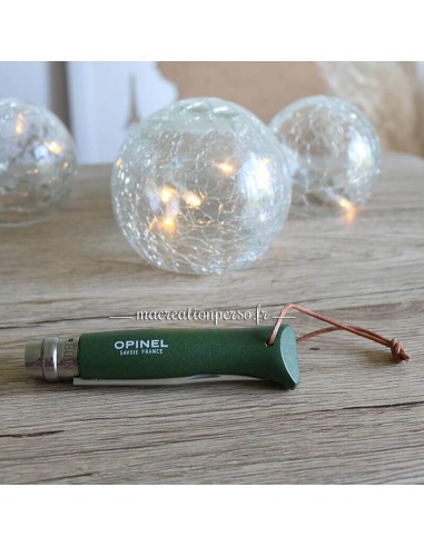 Couteau personnalisation OPINEL baroudeur n°8 kaki