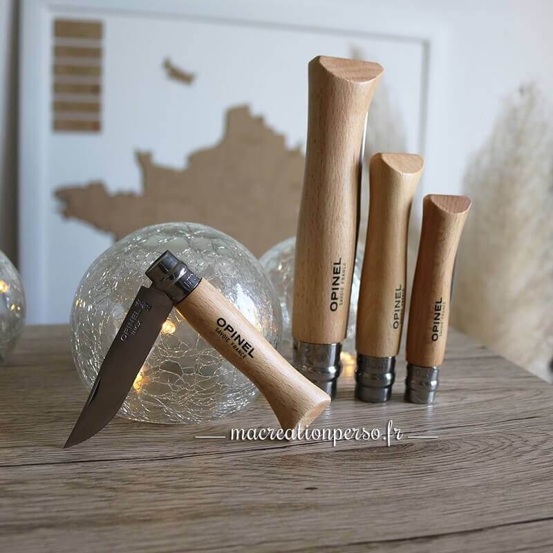 Couteaux OPINEL traditionnel avec lame en inox retractable