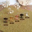 Boutons de manchette avec 5 couleurs différentes