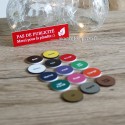 Plaque “Pas de publicité, merci pour la planète" et ses coloris