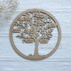 Cercle murale arbre de vie Prénom personnalisé en bois