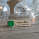 Badge avec pictogramme vert coupe d'Hygie