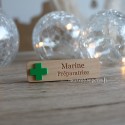 Badge personnalisé avec sa croix verte de Pharmacie