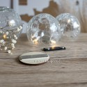 Badge rond en bois avec son attache magnétique au dos