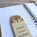 Marque page personnalisé Prénoms Charles, Louise et Charlotte