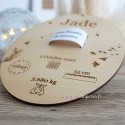 Support bracelet de naissance bébé personnalisé souvenir