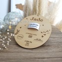 Support bracelet de naissance bébé personnalisé souvenir