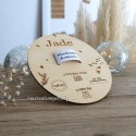 Support bracelet de naissance bébé personnalisé souvenir