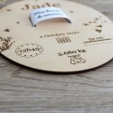 Support bracelet de naissance bébé personnalisé souvenir