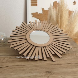 Miroir décoratif en bois personnalisé
