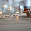 Cuillère en bois personnalisée pour miel gravure laser