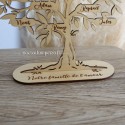 Décoration olivier à personnaliser arbre de vie en bois