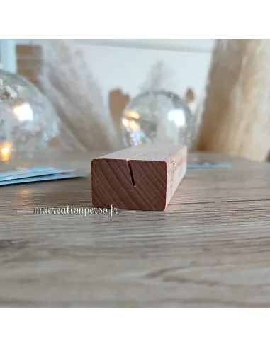 Support pour carte de visite ou menu avec fente inclinée