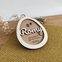 Oeuf de Pâques gravé personnalisé Prénom Romy