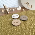 3 matières, bois d'érable, bois clair ou bois foncé