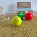 Buts personnalisés jaune, vert, rouge ou bois brut