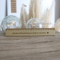 Règle gravée et personnalisée en bois avec phrase + coeur