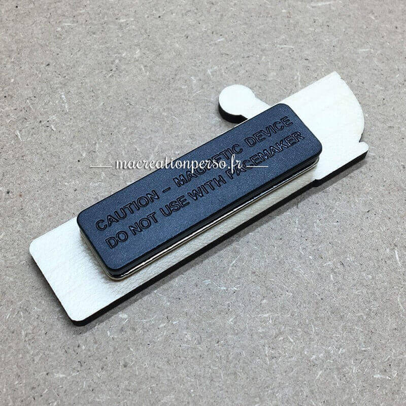 Aimant du Badge en bois personnalisé pour préparateur en pharmacie