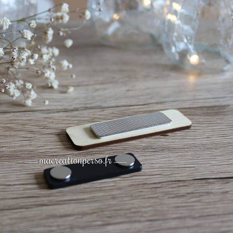 Aimant magnétique pour nos badges avec logo