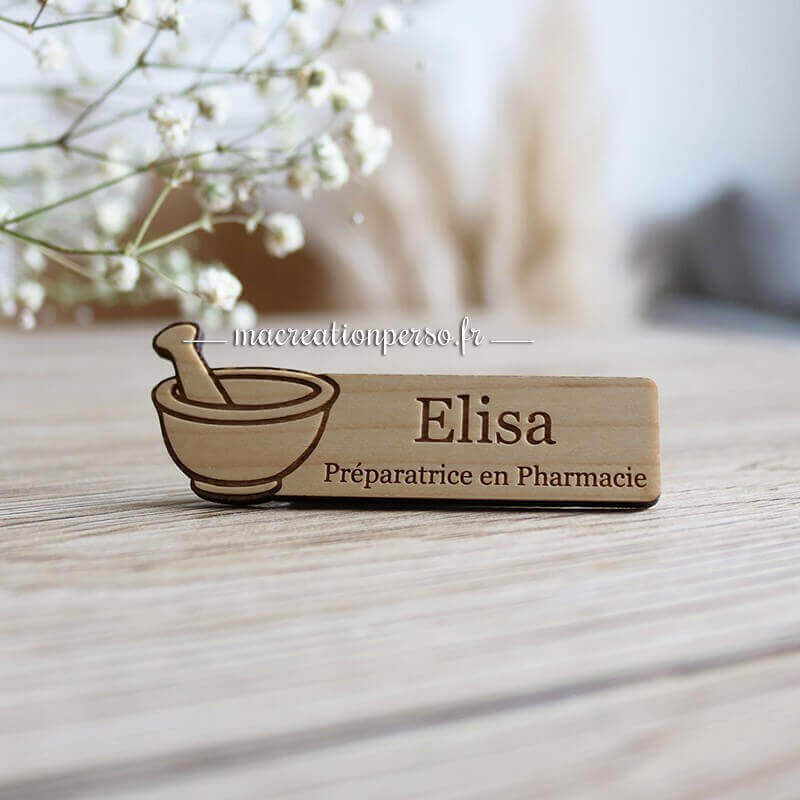 Badge Pharmacie préparatrice 